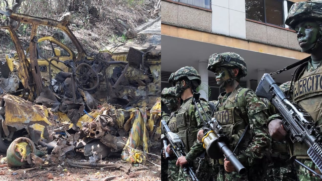 Carrobomba en Cauca y miembros del Ejército.
