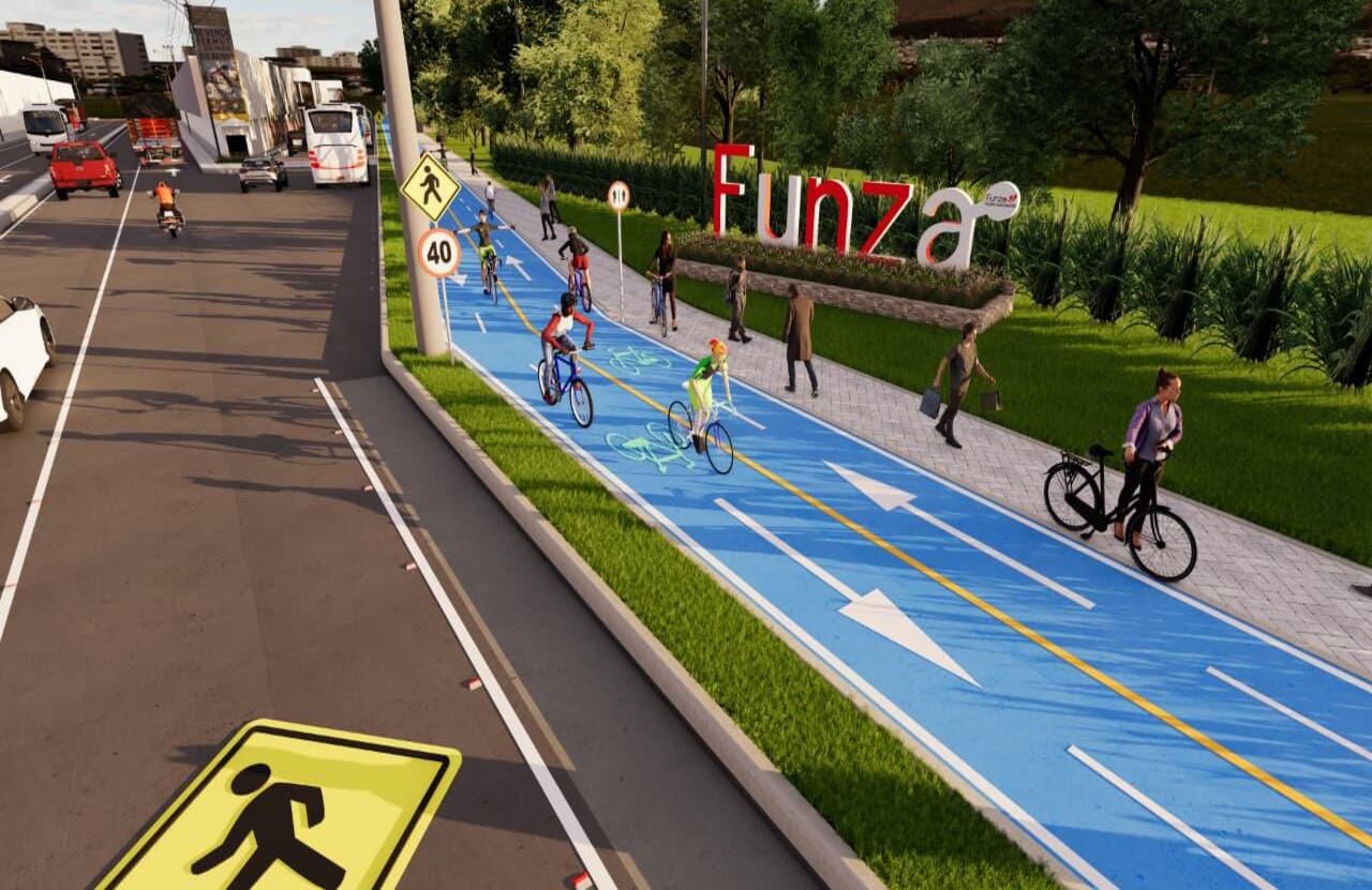 Ciclorruta entre Funza y Siberia que será la más larga de Colombia.