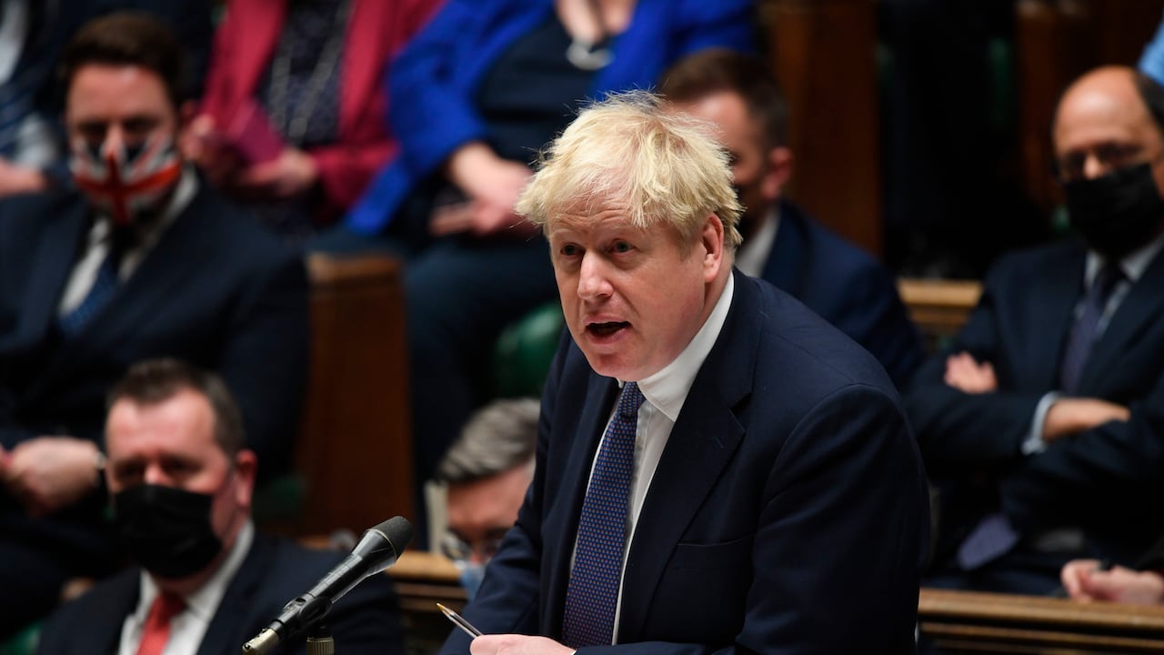 Boris Johnson, primer ministro de Reino Unido.