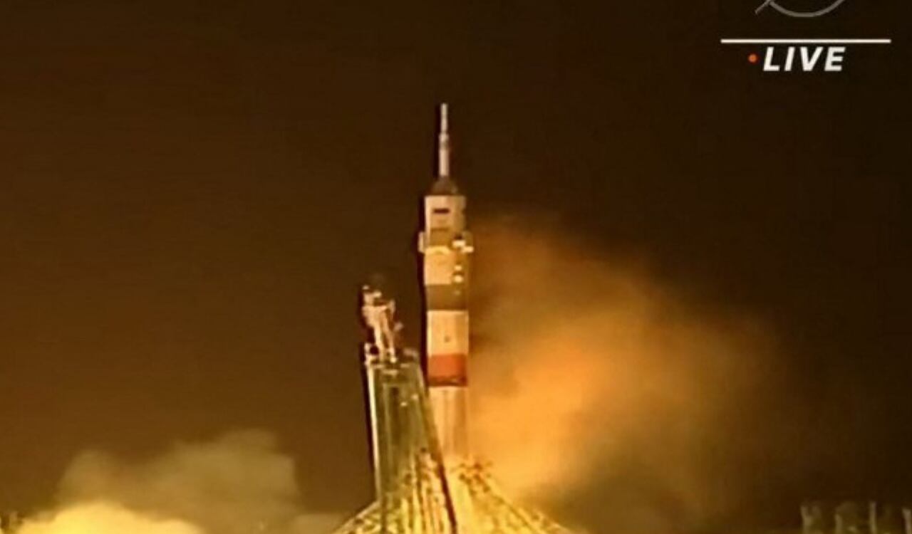 El lanzamiento de la nave Soyuz fue transmitido en vivo y en directo