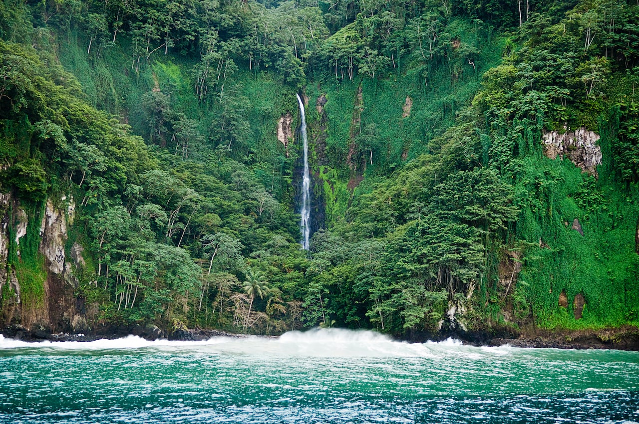 Cascada, Isla del Coco.