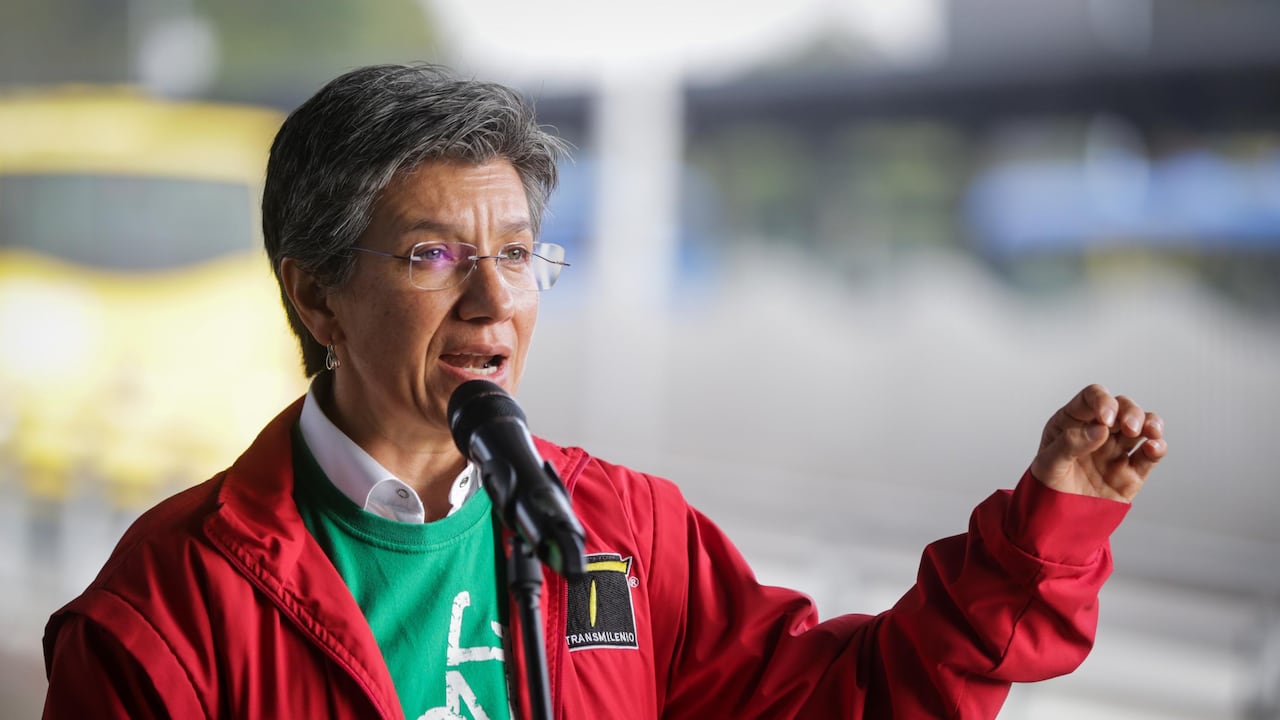 La alcaldesa de Bogotá, Claudia López.