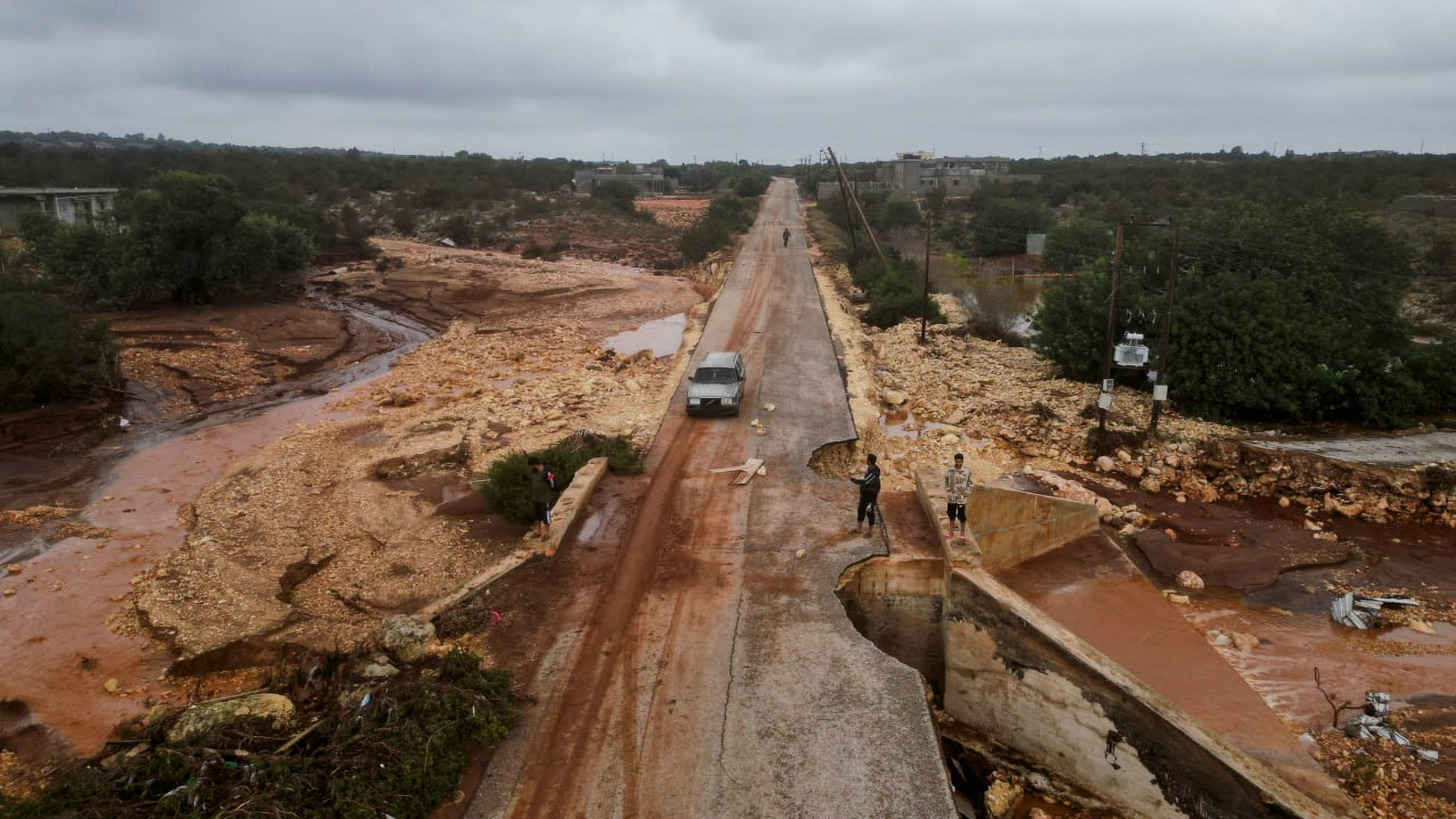 Libia tormenta inundaciones