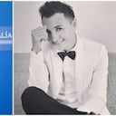 El fiscal Francisco Barbosa y el fallecido estilista Mauricio Leal