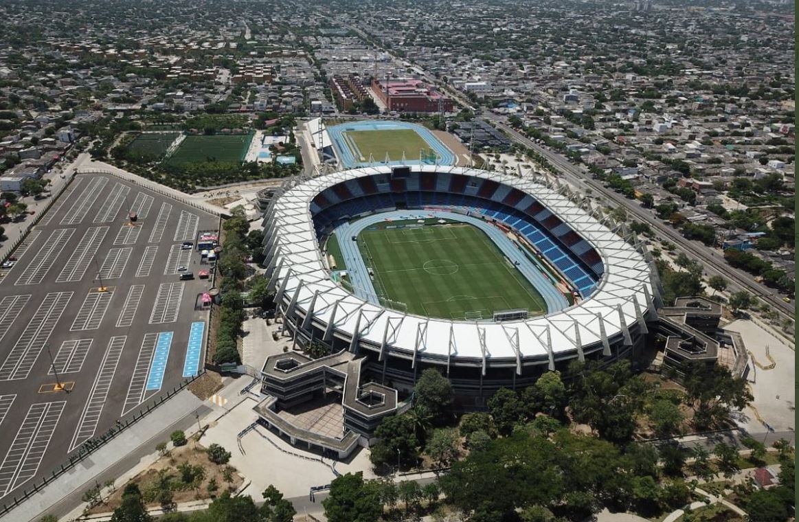 Estadio Metropolitano de Barranquilla donde jugará  Colombia-Venezuela.