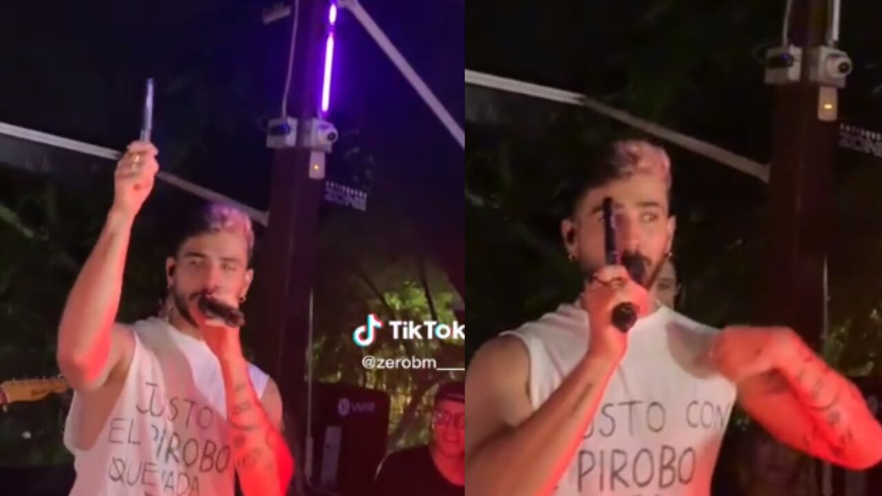 Juan Duque tomó lo que parece ser un rímel y pronunció una contundente frase, a propósito del reciente trino de Lina Tejeiro.