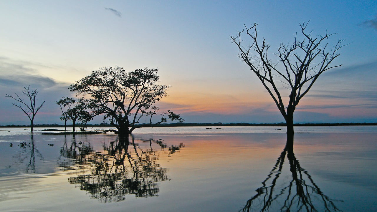 El río San Jorge recorre 386 kilómetros en los que ejerce influencia en una superficie de 95.500 kilómetros cuadrados. Foto: Joaquín Sarmiento.