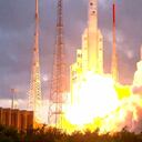 Cohete Ariane 5, satélites de telecomunicaciones.
