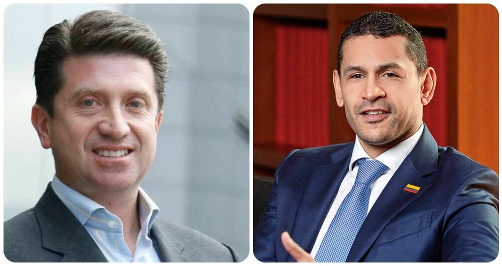Los ministros Diego Molano y Daniel Palacios, cercanos al uribismo
