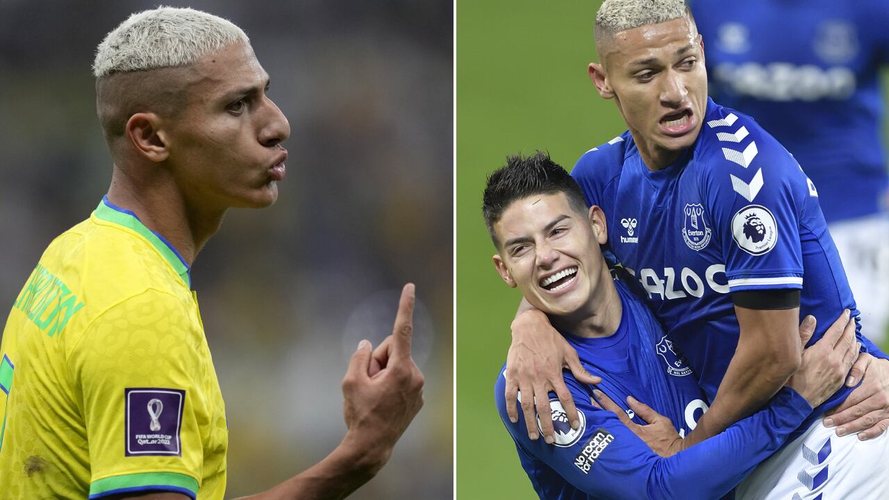 Richarlison es el actual máximo goleador de Brasil en el Mundial, con 3 tantos.