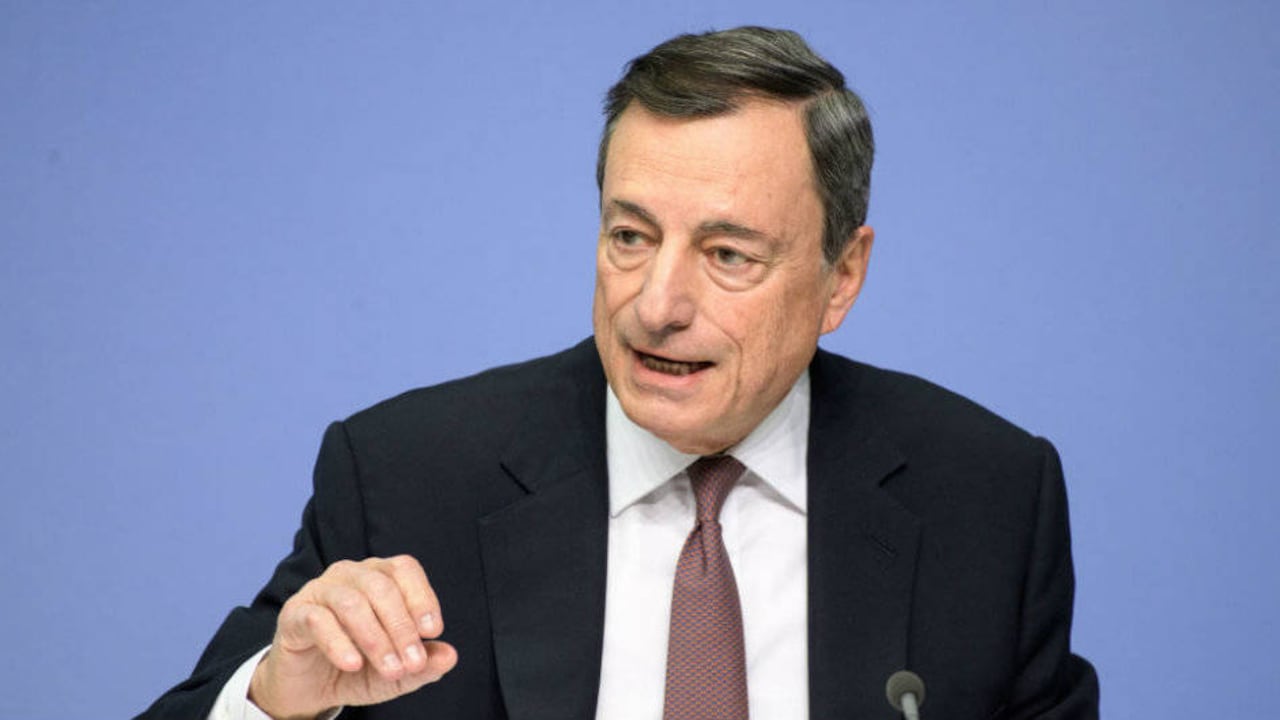 Mario Draghi, presidente del Banco Central Europeo