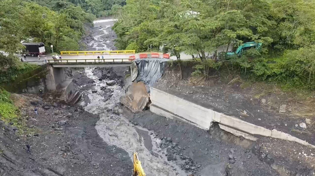 Vía en transversal del Cusiana