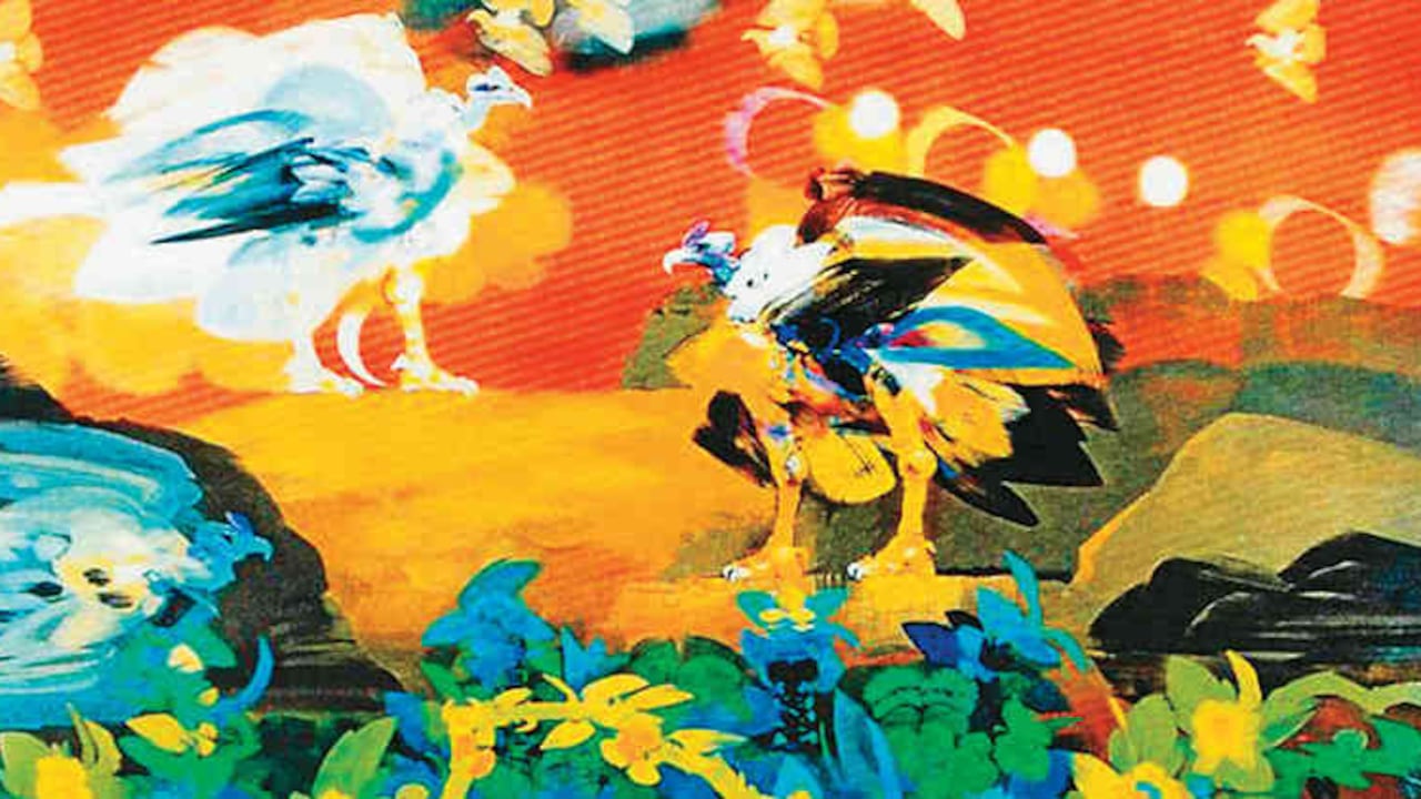 'Amanecer en los Andes' de Alejandro Obregón. Cortesía del diario El Universal de Cartagena.