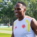 Yerry Mina, jugador de Selección Colombia y Cagliari de Italia