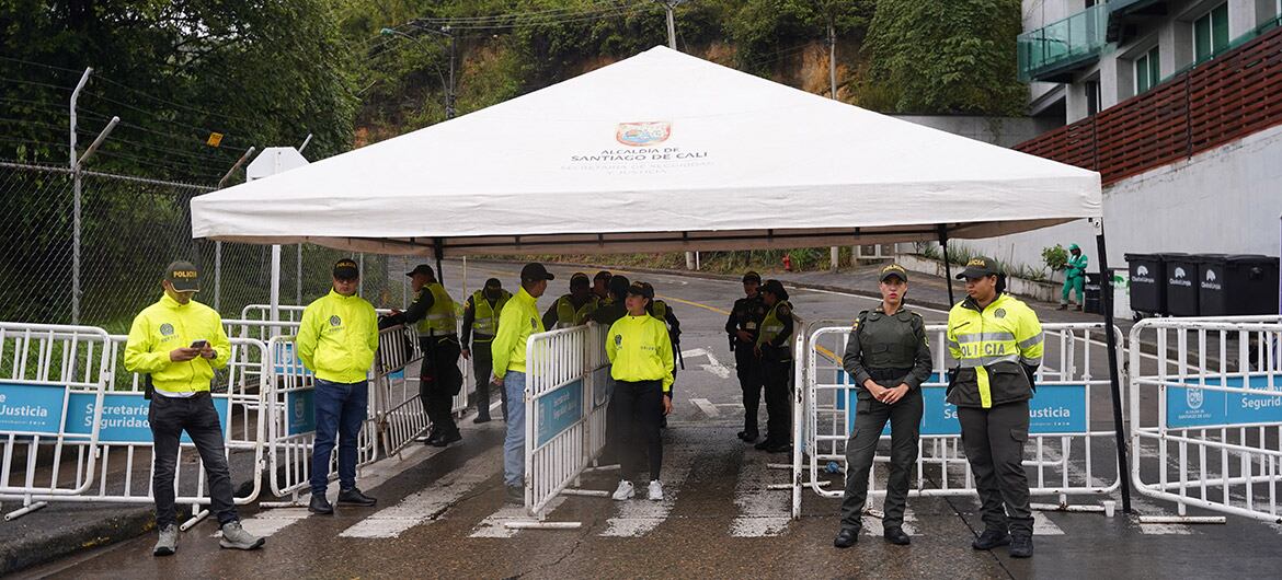 Por tierra y aire, así monitorean en Cali las peregrinaciones a los cerros.