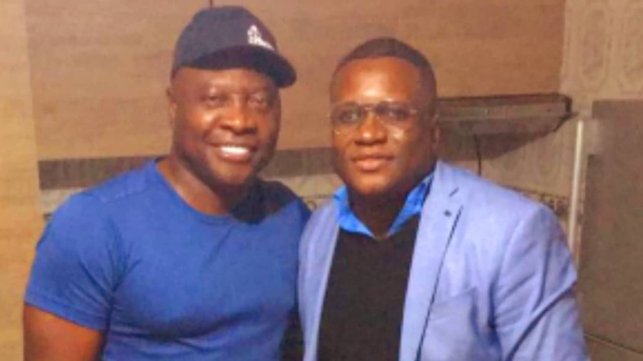 Harold Saa (D) cantante salsero, era amigo íntimo del fallecido Freddy Rincón