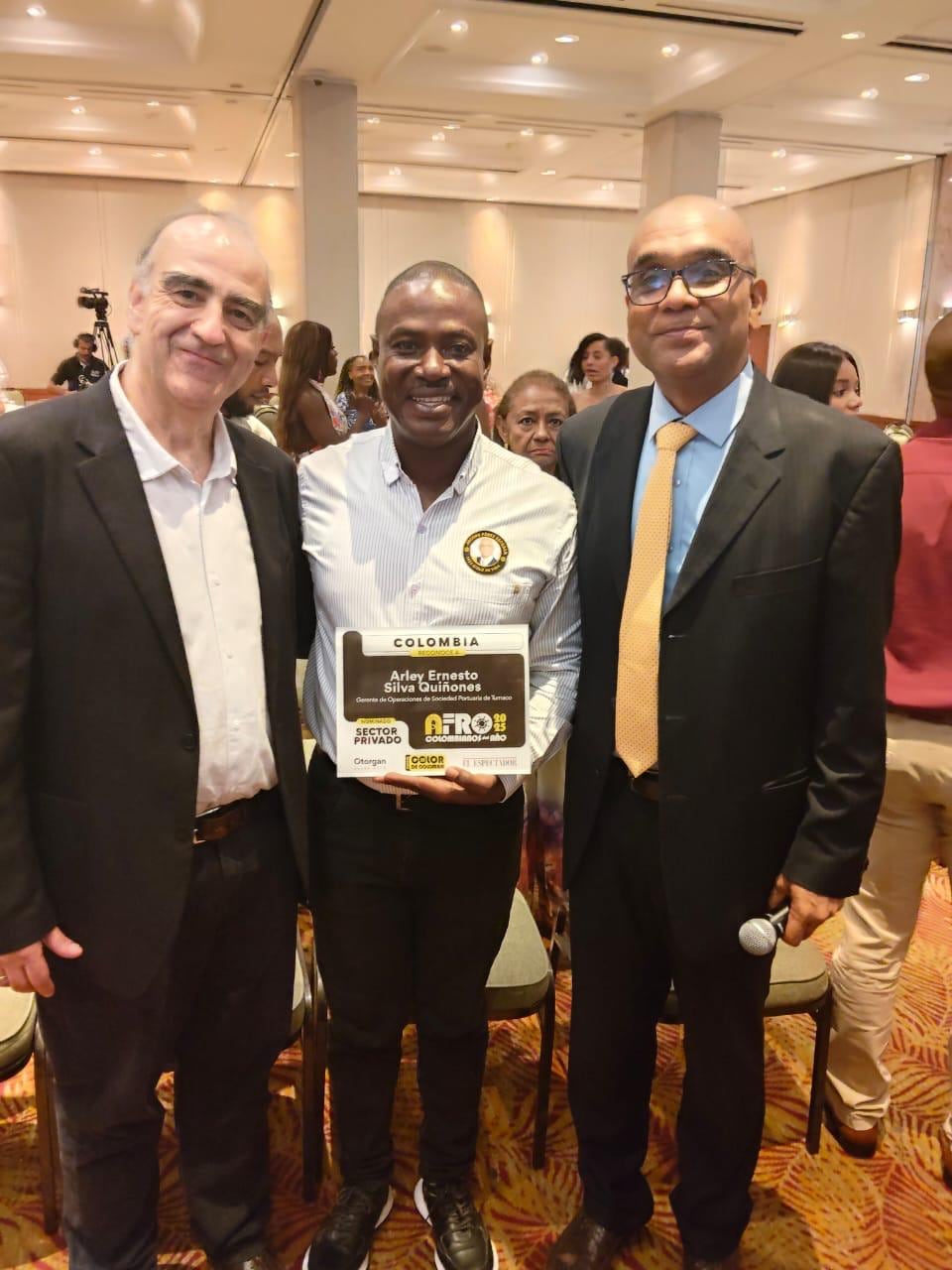 Arley Silva es reconocido por su liderazgo en el Puerto de Tumaco