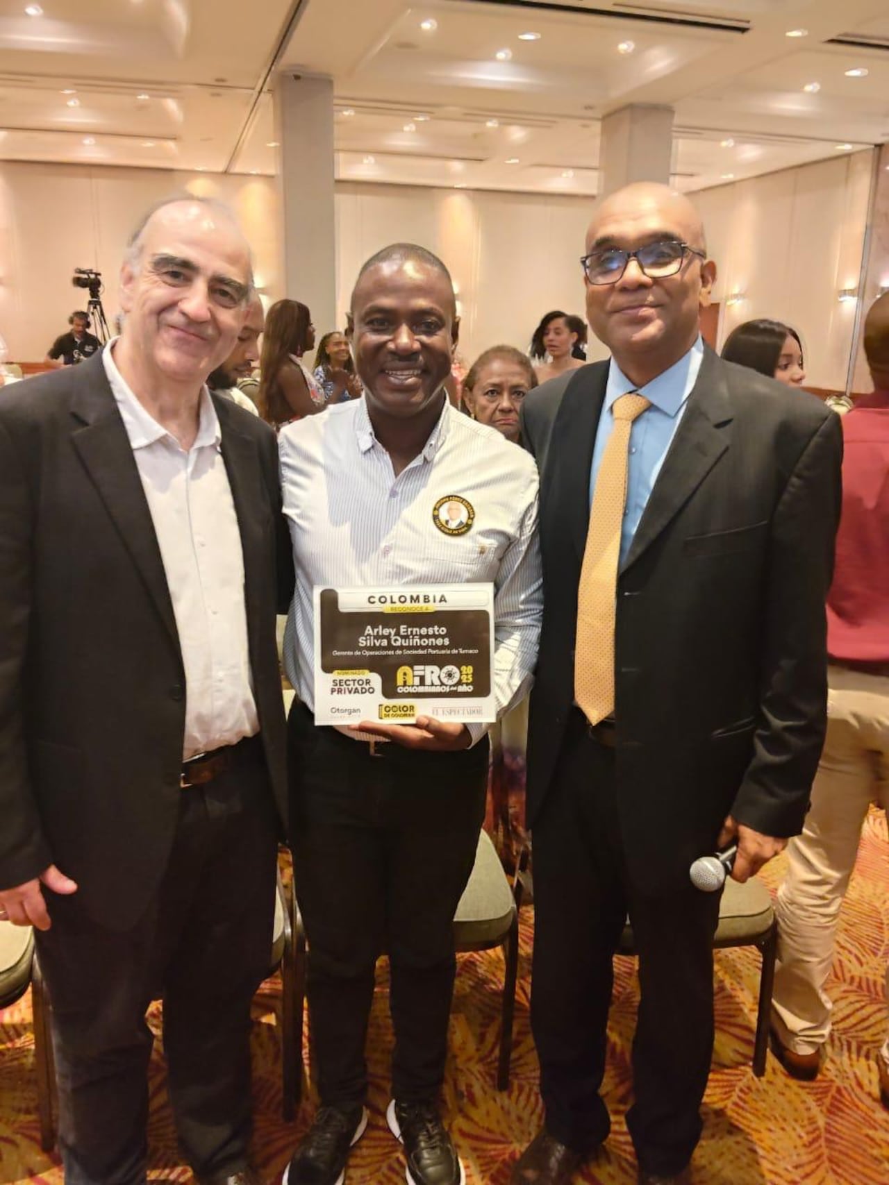 Arley Silva es reconocido por su liderazgo en el Puerto de Tumaco