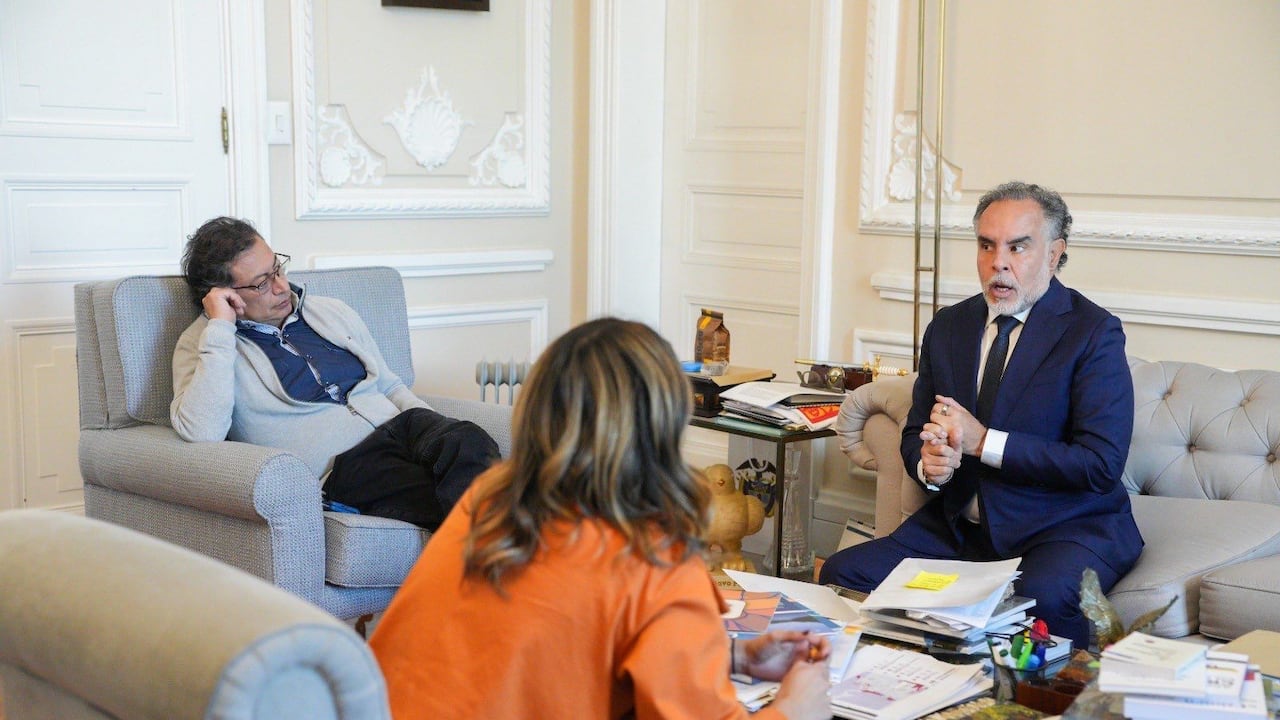 Gustavo Petro, Armando Benedetti y Laura Sarabia.