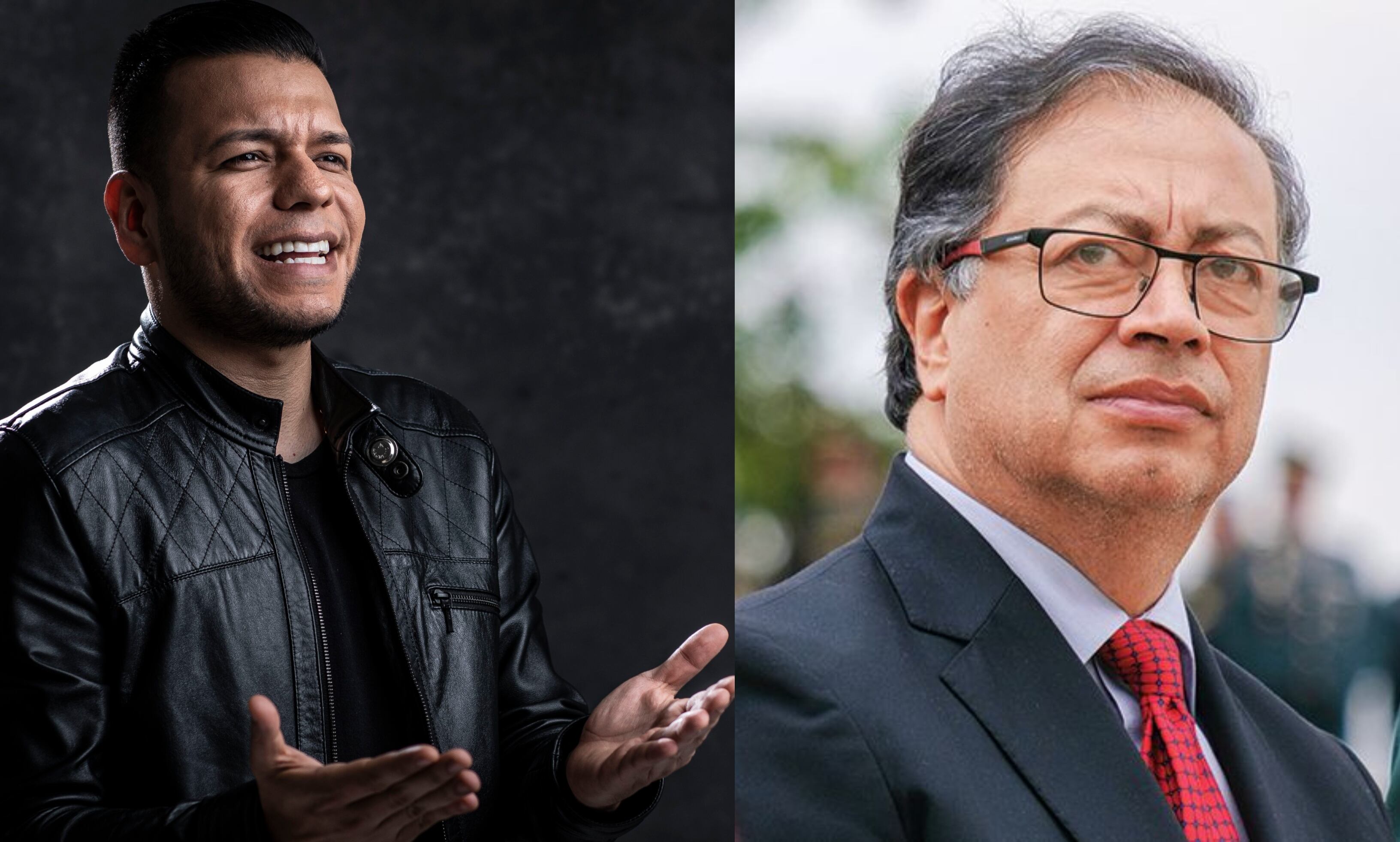 Jota Pe Hernández, senador de Alianza Verde, y Gustavo Petro, presidente de la República.