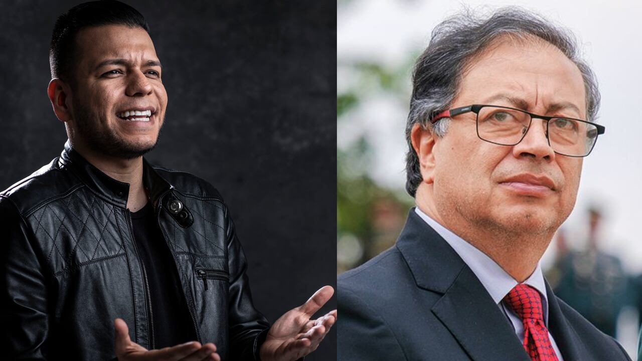 Jota Pe Hernández, senador de Alianza Verde, y Gustavo Petro, presidente de la República.