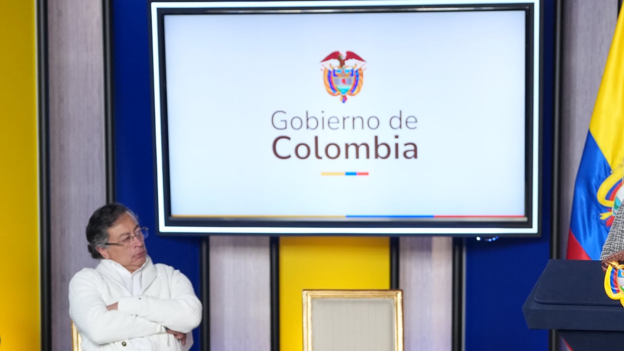 El presidente, Gustavo Petro, el 18 de diciembre de 2025, en Bogotá