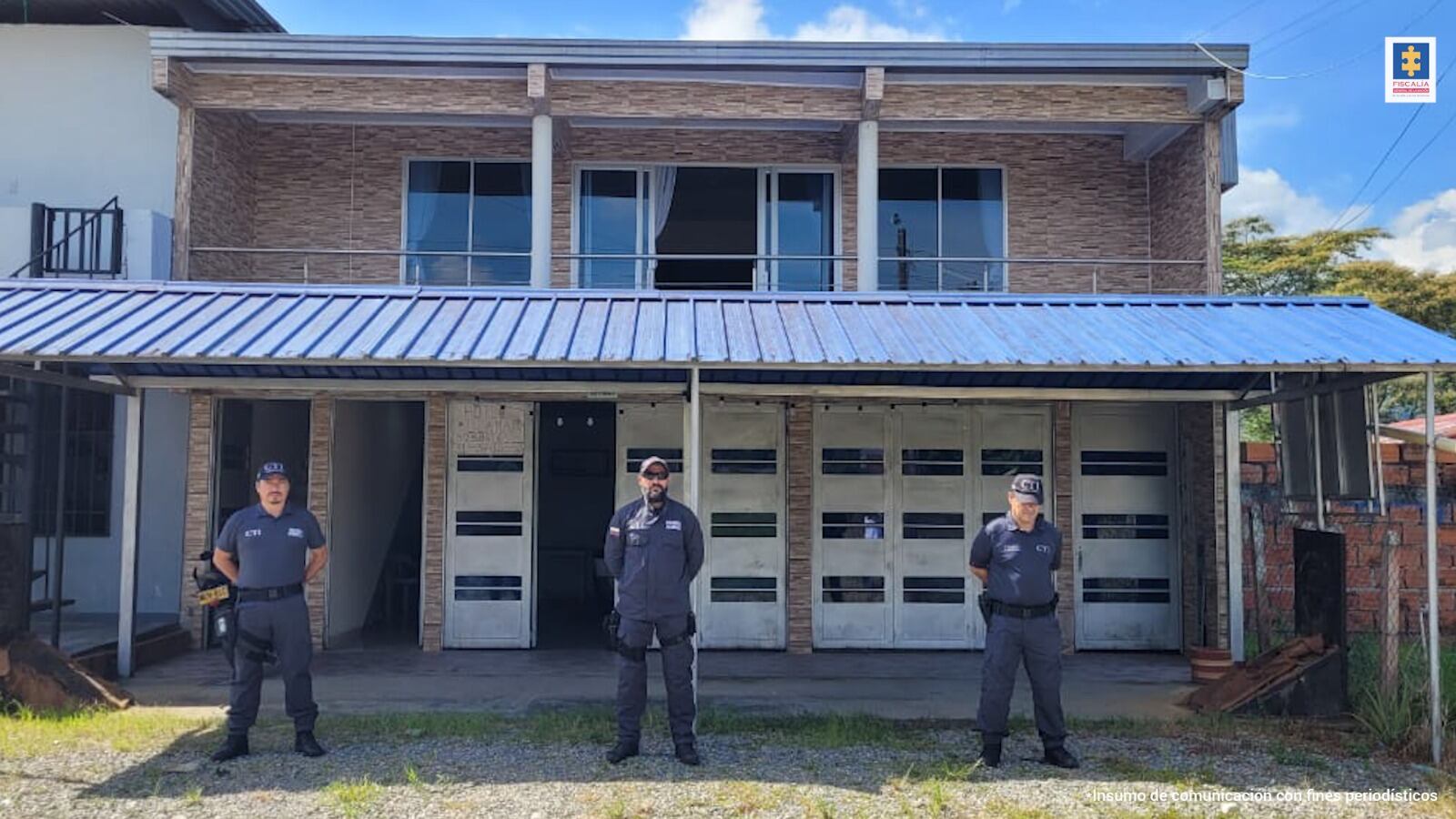 Una de las propiedades a las que la Fiscalía les aplicó extinción de dominio y que pertenecían al Clan del Golfo