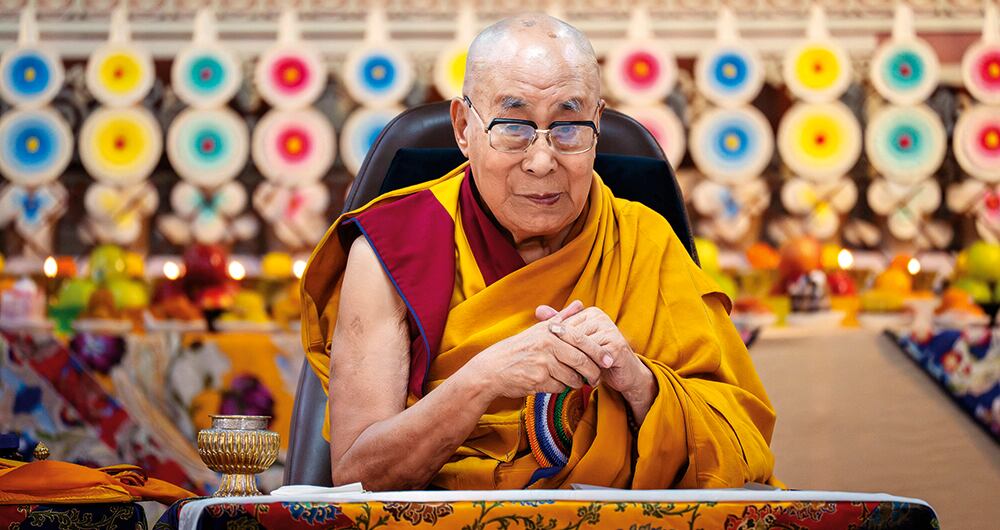 Dalái Lama, líder religioso tibetano.