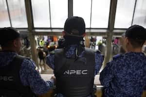 Personal del cuerpo de vigilancia del Inpec.