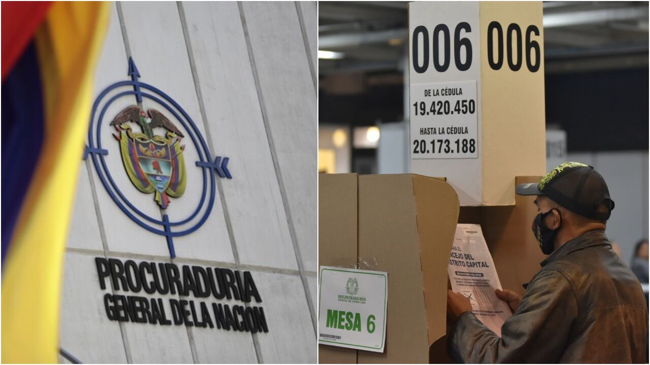 Procuraduría sobre las elecciones territoriales 2023.