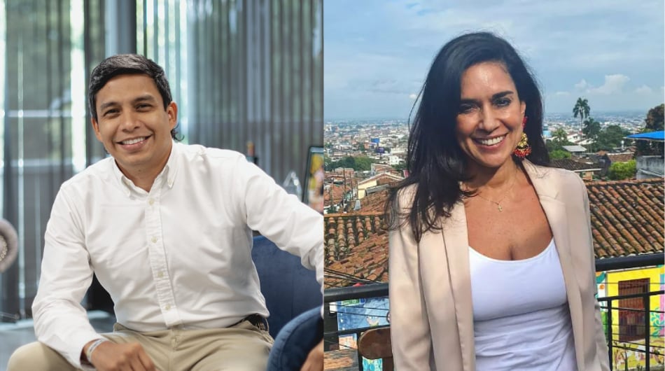 Deninson Mendoza y Catalina Ortiz.