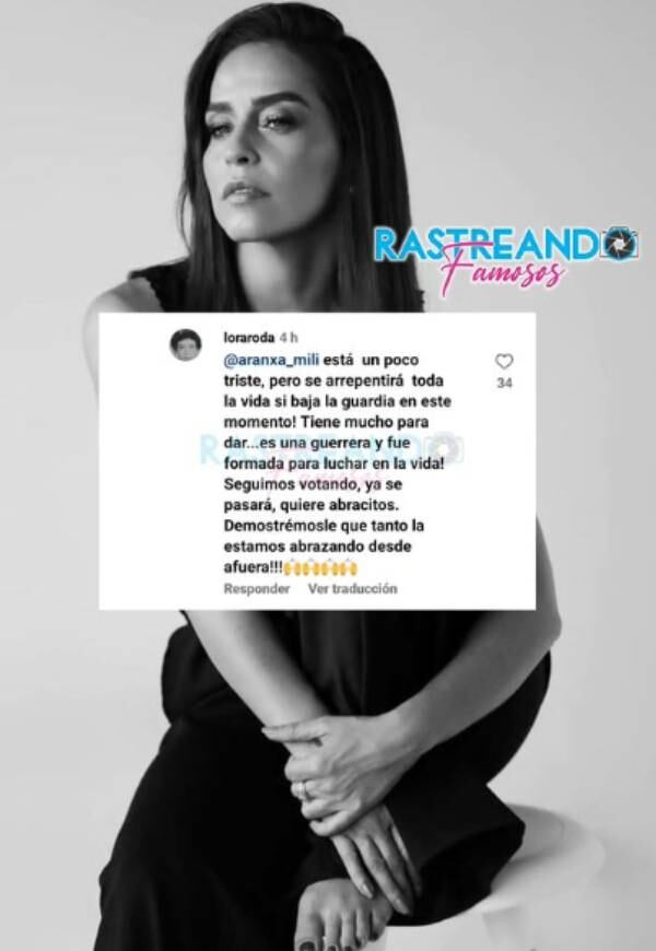 Madre de la actriz reaccionó a su deseo de salir de La casa de los famosos.