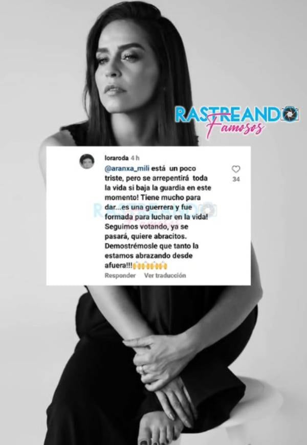 Madre de la actriz reaccionó a su deseo de salir de La casa de los famosos.