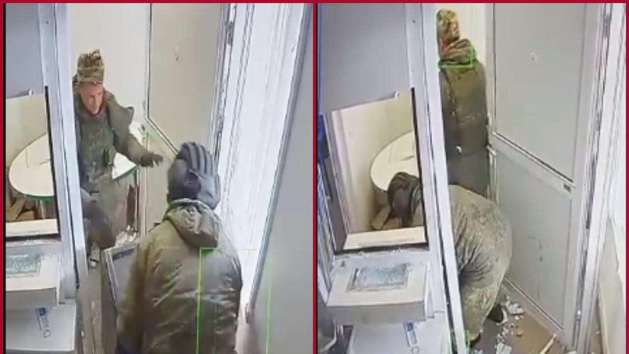 El banco ucraniano Privat-Bank denunció que soldados rusos ingresaron a unas de sus sucursales en la región de Jersón para saquearla.