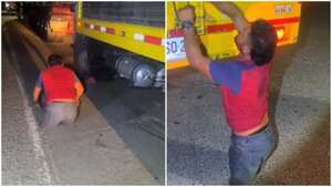 Hombre de talla baja que conduce un camión, causa sensación en redes: “No hay nada imposible” - semana