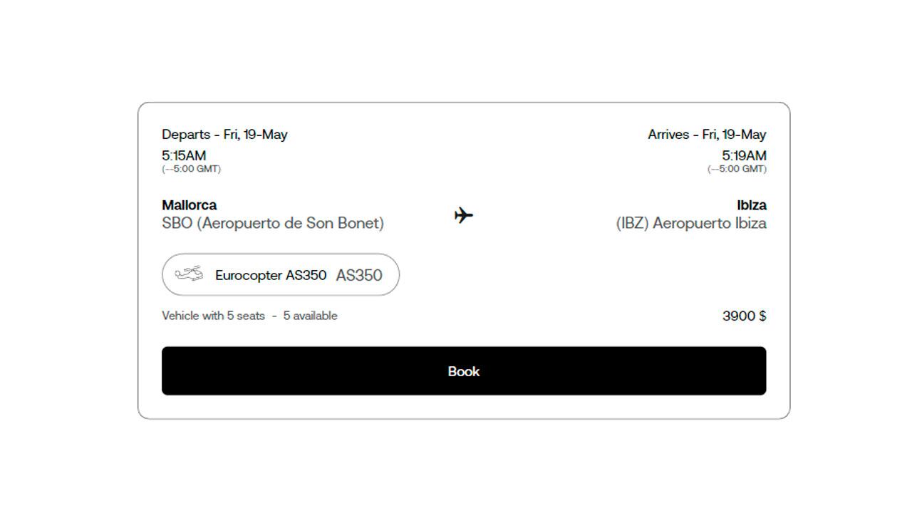 La empresa Nextnorth reveló los precios de un viaje en taxi volador