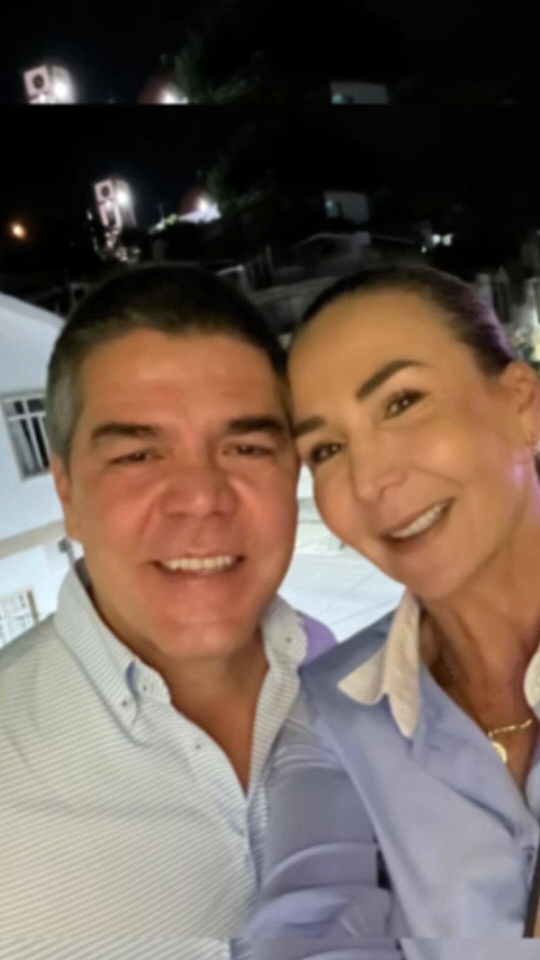 Luz Mery y quien sería su pareja sentimental.