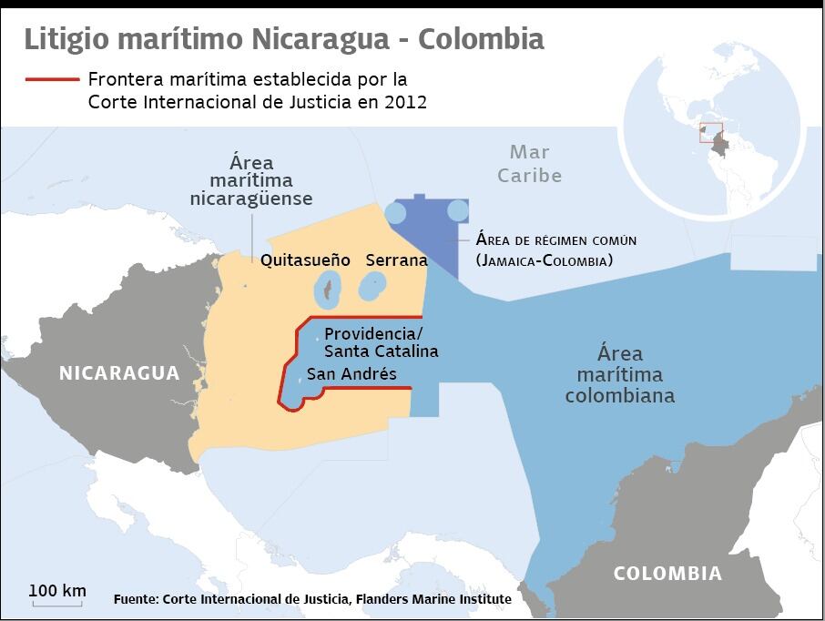Los gobiernos de los presidentes  Alfonso  López Michelsen, Julio César Turbay Ayala, Belisario  Betancur y Andrés Pastrana, intentaron pactar con Nicaragua el límite marítimo en el Caribe, pero no tuvieron éxito.