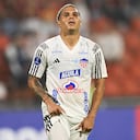 Juan Fernando Quintero lamentándose tras la eliminación de Junior.