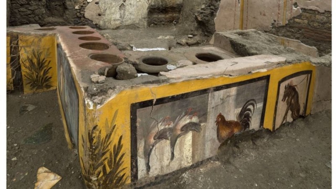 Este es el primer termopolio que se devela de manera completa en Pompeya.