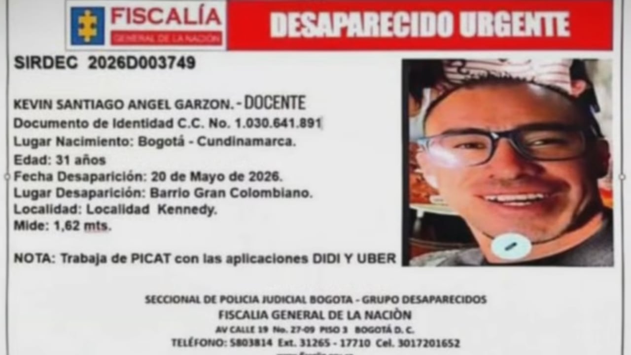 Este es el cartel con el que las autoridades intentar ayudar a ubicar al hombre.