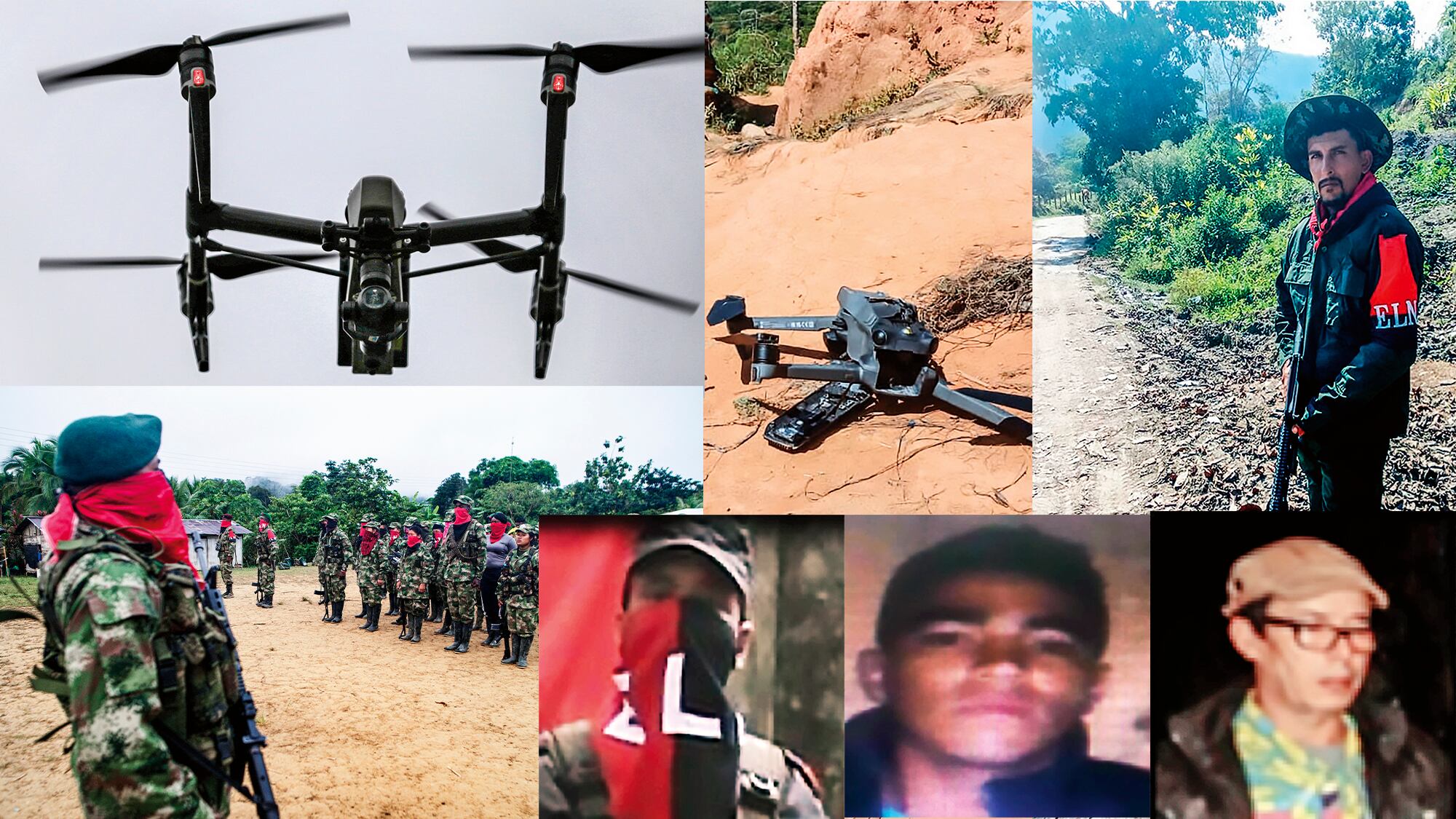 Los drones bomba del ELN vienen de Venezuela, según cálculos de la inteligencia militar. Allá se ensamblan estos artefactos explosivos y posteriormente son dirigidos a varias regiones de Colombia. 