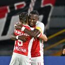 Hugo Rodallega llegó a ocho goles con Santa Fe.