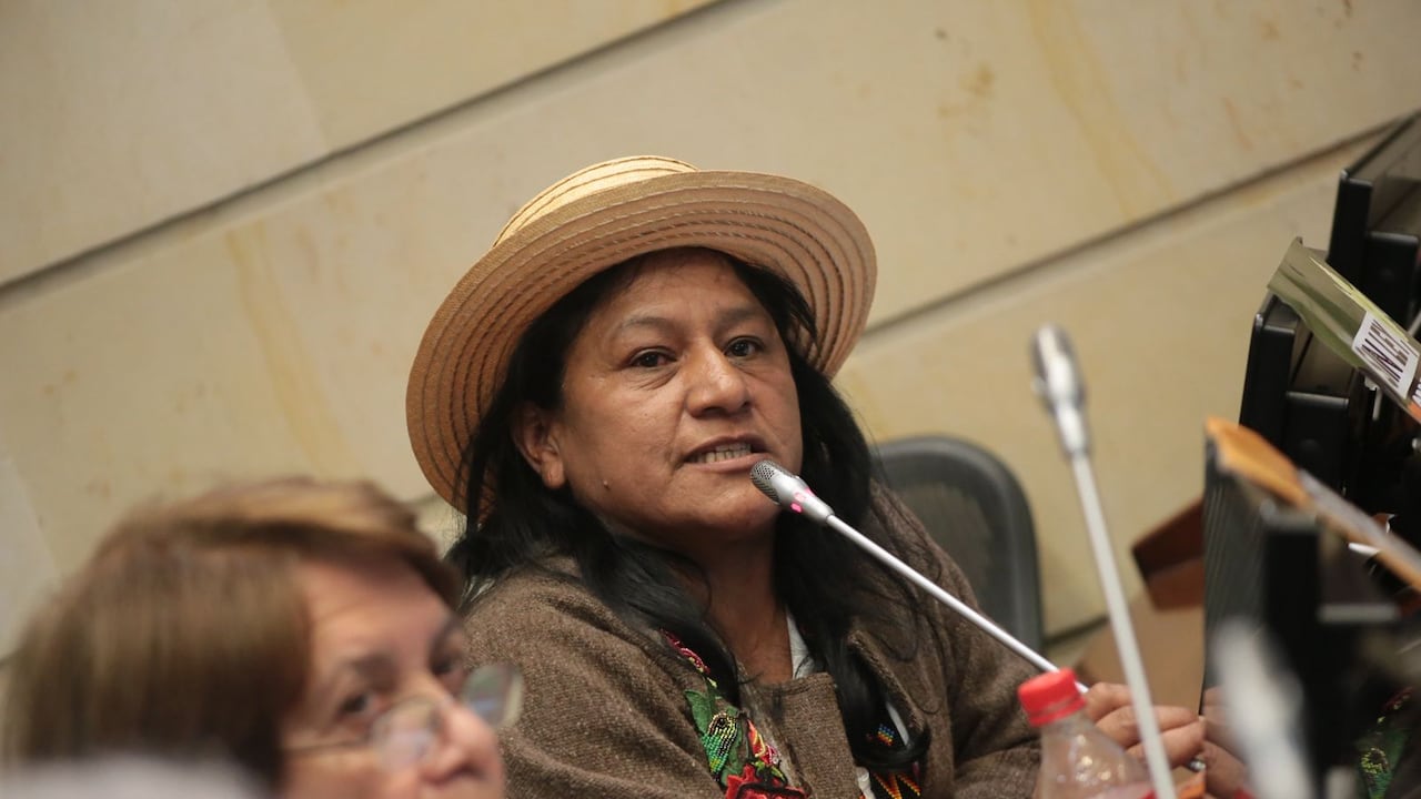 Aida Quilcué, candidata vicepresidencial de Iván Cepeda.