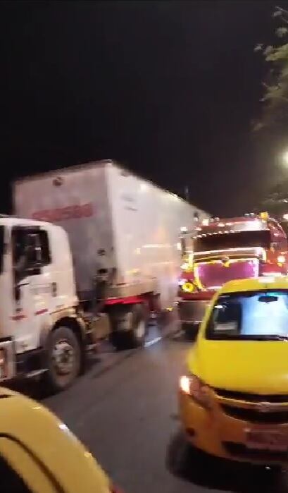 Paro de taxistas en Cali.