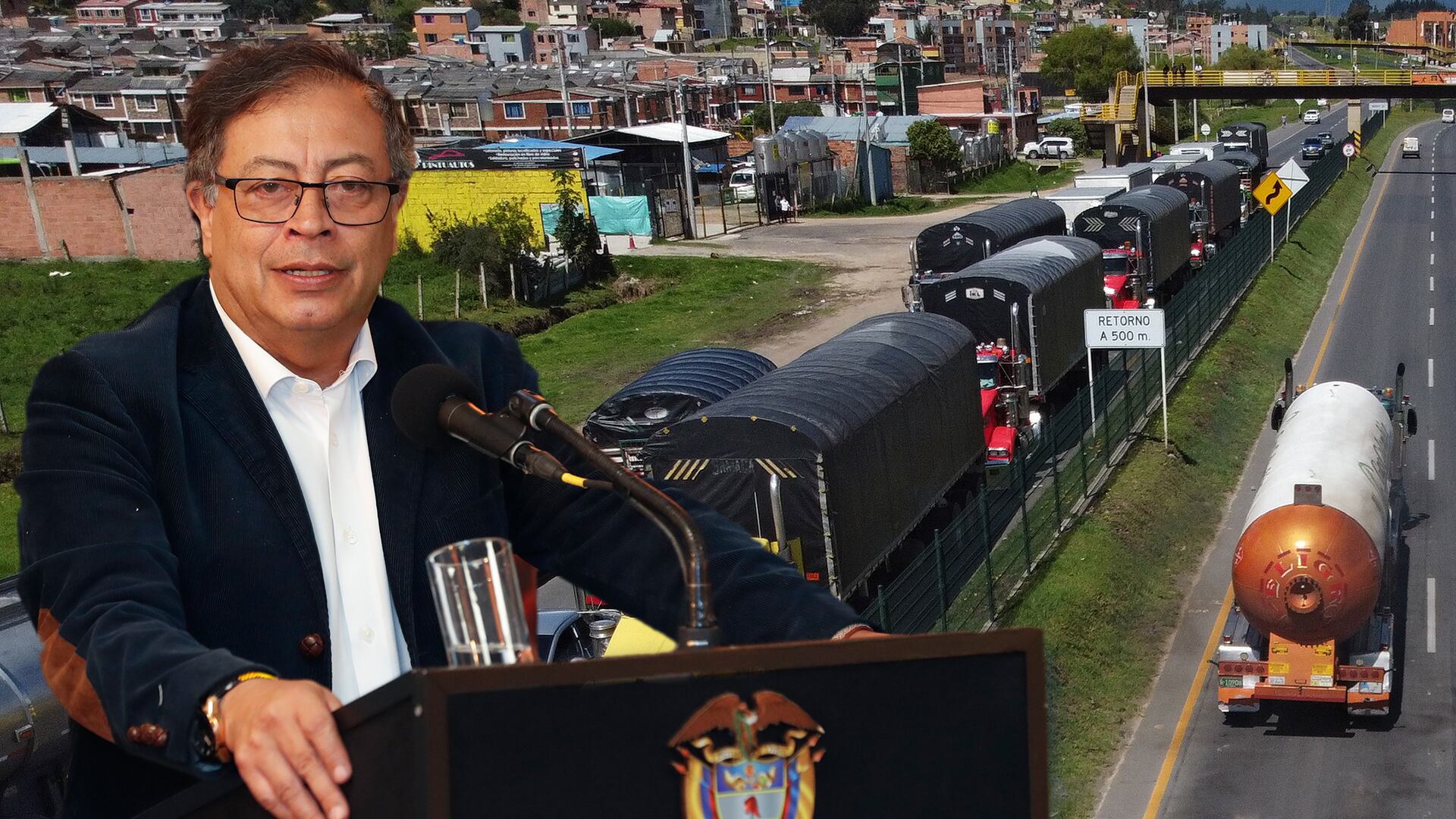 Gustavo Petro transportadores