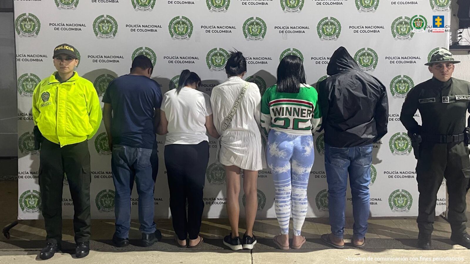 Cinco miembros de la misma familia Cerquera fueron enviados a la cárcel por traquetear.