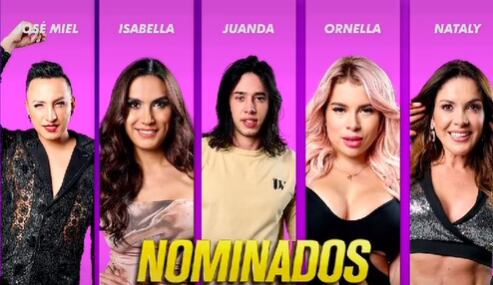 En la noche de este domingo, cinco participantes estaban en riesgo, pero uno abandonó La Casa de los Famosos para siempre.