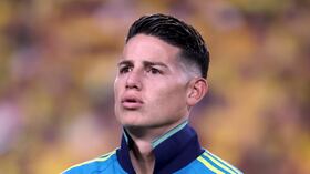 James Rodríguez, jugador de la Selección Colombia.