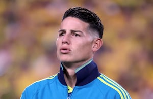 James Rodríguez, jugador de la Selección Colombia.